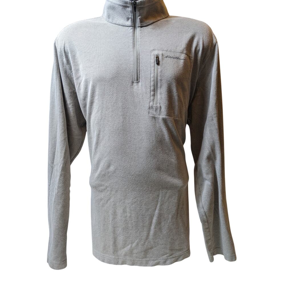 Eddie Bauer Travex Quarter Zip Pullover Mens TXL Tall Light Performance Hiking - Picture 12 of 12